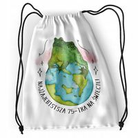 Plecak Urodziny 75 75Te Sportowy Szkolny Worek Z Nadrukiem Ze Zdjęciem