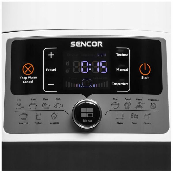 Multicooker szybkowar elektryczny 1000W 5,7L 14 PROGRAMÓW Sencor SPR 3600WH zdjęcie 12