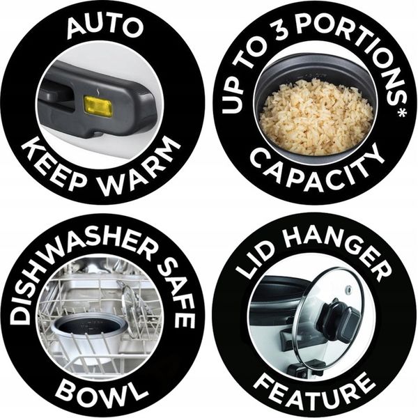 Ryżowar garnek do ryżu RUSSELL HOBBS 27020-56 Smal 400ml zdjęcie 2