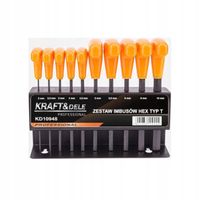2X ZESTAW KLUCZE IMBUSOWE IMBUSY 2-10MM SZEŚCIOKĄTNE 10 ELEMENTÓW KD10948