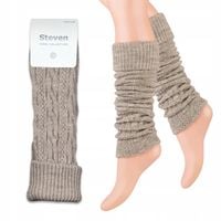 STEVEN 095 WEŁNIANE getry damskie młodzieżowe OCIEPLACZE