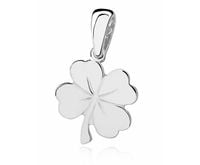 Delikatna srebrna zawieszka koniczyna srebro 925 KS0080