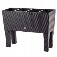 KADAX Doniczka Donica Na Nóżkach 80cm Wkład Brąz