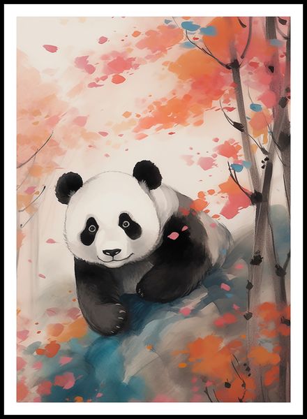 Plakat 67,5x95cm Panda wśród Klonów zdjęcie 3