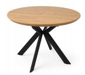 Stół rozkładany okrągły MAGNUS Ø110–150 cm dąb nowoczesny do salonu