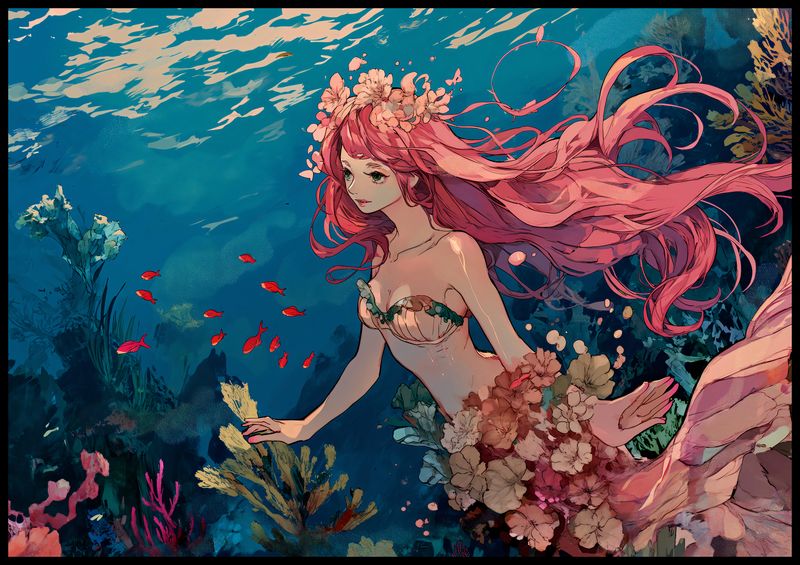 Plakat 100x70cm Nimfa Oceanu zdjęcie 2