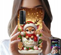 ETUI DO HUAWEI P SMART 2021 - RENIFEREK SŁODKI RENIFER ŚWIĄTECZNE WZÓR
