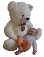 DUŻY MIŚ PLUSZOWY SAM SIEDZI WYSOKA JAKOŚĆ PREZENT DLA DZIECKA