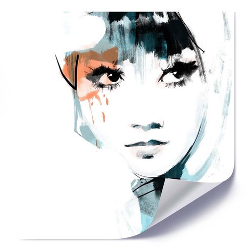 Plakat, Twarz kobiety 80x80 na Arena.pl