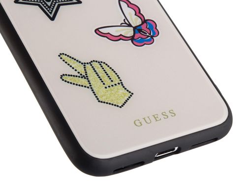 GUESS ICONIC HARD CASE Apple iPhone X - BEIGE na Arena.pl