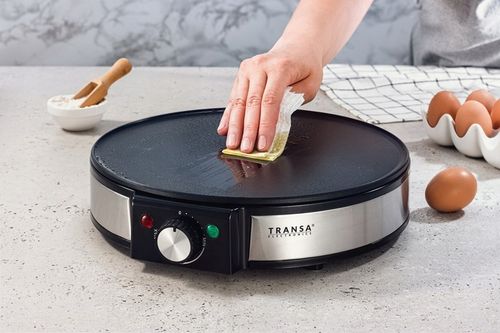 NALEŚNIKARKA SZYBKIE NAGRZEWANIE TERMOSTAT 30cm XXL DUŻA MOC 1500W na Arena.pl