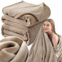 Koc Narzuta Miękki Pled Z Mikrofibry Ciepły Przytulny Kolor Duży 200x220