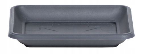 Doniczka kwadratowa Terra DKWT24 z podstawką | Antracyt, Wymiary 24x24x20 cm, Prosperplast na Arena.pl