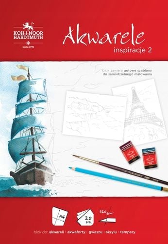 BLOK INSPIRACJE2 AKWARELE A4/20K 320G 2295 na Arena.pl