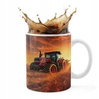 KUBEK CERAMICZNY 330ML DRUK - TRAKTOR CIĄGNIK POLE GOSPODARSTWO ROLNIK