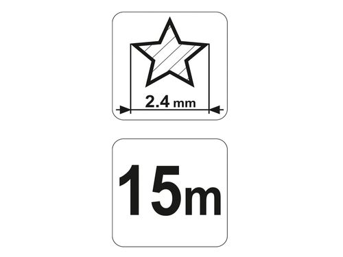 ŻYŁKA TNĄCA DO KOS I PODKASZAREK 2,4 MM 15 MB FLO 89424 GWIAZDKA na Arena.pl