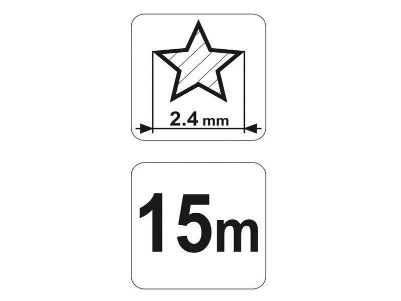 ŻYŁKA TNĄCA DO KOS I PODKASZAREK 2,4 MM 15 MB FLO 89424 GWIAZDKA zdjęcie 3