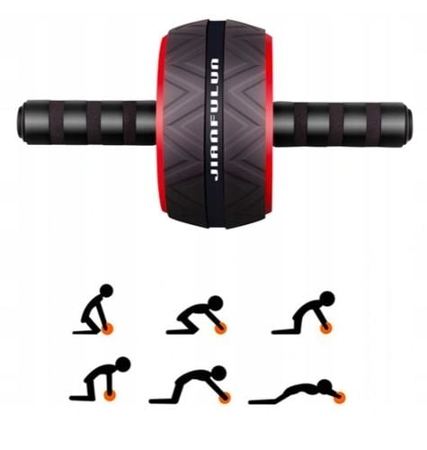 ROLLER KÓŁKO DO ĆWICZEŃ MIĘŚNI BRZUCHA AB WHEEL + MINI MATA na Arena.pl