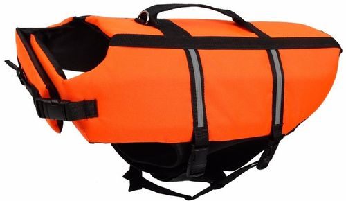 KAMIZELKA RATUNKOWA DLA PSA do WODY KAPOK do PŁYWANIA ODBLASKOWA na Arena.pl