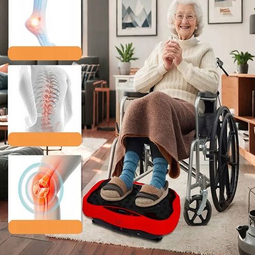 PLATFORMA WIBRACYJNA WIBRUJĄCA MASAŻER CAŁEGO CIAŁA TRENINGOWA Z PILOTEM na Arena.pl