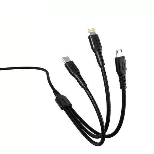 Kabel USB 3w1 Lightning Micro USB USB-C na Arena.pl