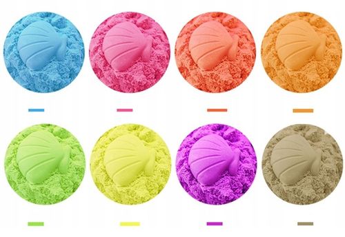 Piasek Kinetyczny 3kg Zestaw Dla Dziecka Basen Foremki Foremki Na Prezent na Arena.pl