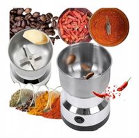 MŁYNEK DO KAWY MOCNY ELEKTRYCZNY DO MIELENIA PRZYPAWY ORZECHY