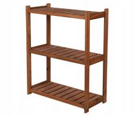 Emaga Regał drewniany do spiżarni LSR 3 półki Br