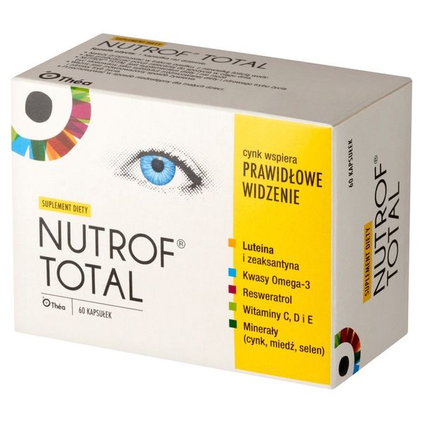Nutrof Total luteina 60 kapsułek 30.11.2024r. zdjęcie 3