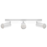 LAMPA sufitowa MANAM 03761 Ideus metalowa OPRAWA regulowane tuby na listwie reflektorki białe