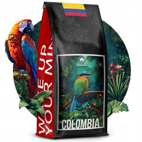 Kawa ziarnista 1kg Kolumbia Świeżo Palona 100% ARABICA - Blue Orca Coffee na Arena.pl