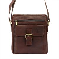 Męska skórzana torba saszetka przez ramię HN7692