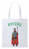 Dla Dzieci Syna Córki Torba Eco Biała Shopper Z Nadrukiem Ze Zdjęciem