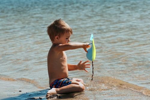 zabawka do wody wieloryb BiBio - turkusowy na Arena.pl