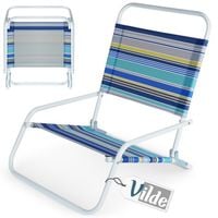 Krzesło PLAŻOWE krzesełko niskie składane turystyczne kempingowe ogrodowe