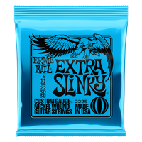 Struny do gitary elektrycznej Ernie Ball 2225 Extra Slinky Nickel 8-38