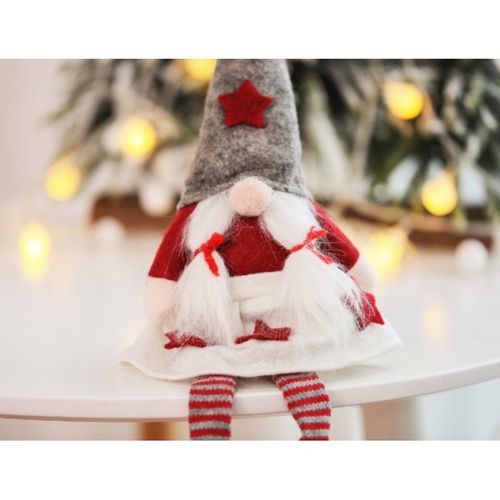 Krasnal Świąteczny Boże Narodzenie  32 Cm Z Pluszu Ksn07Cze na Arena.pl
