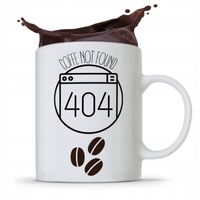 Kubek Informatyka Programisty 404 Error Not Found Z Nadrukiem Ze Zdjęciem
