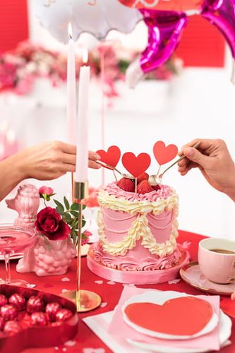 Dekoracje do muffinek Serca, 11 cm na Arena.pl