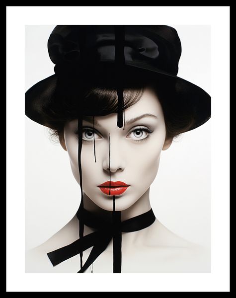 Plakat 30x40cm Atramentowa Aura zdjęcie 3