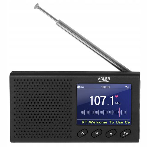 RADIO PRZENOŚNE LCD BLUETOOTH ZEGAR na Arena.pl