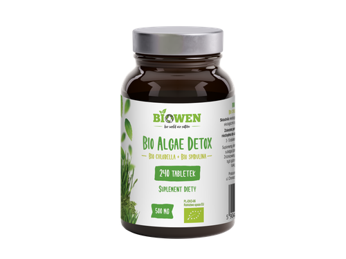 BIO Algae Detox 500 mg - 240 tabletek - BIOWEN na Arena.pl