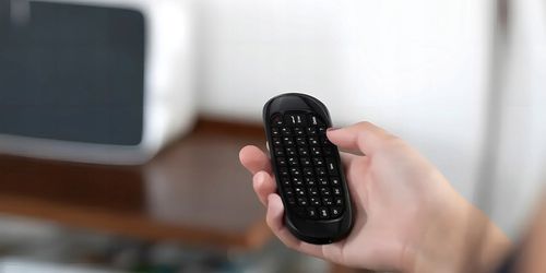 KLAWIATURA BEZPRZEWODOWA PILOT 3W1 SMART TV PC AIR MOUSE MYSZKA NA na Arena.pl
