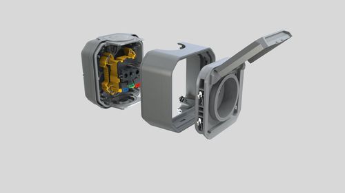 Nowe Plexo - Gniazdo 2P+Z zaciski automatyczne, mechanizm 16A-250V~- szare - Legrand 069551L na Arena.pl