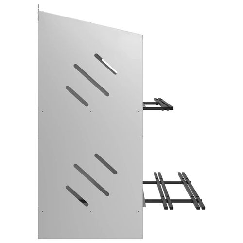 Gniazdo dla kur z 8 przegrodami, ocynkowane, srebrne, metalowe na Arena.pl