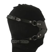 maska na oczy ze skóry naturalnej. gadżet erotyczny dla dorosłych.