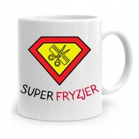 Kubek Prezent Dla Fryzjera Barbera Super Fryzjer Z Nadrukiem Ze Zdjęciem