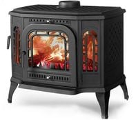 Piec piecyk kominek żeliwny wolnostojący koza KAWMET P7 LB ECO 10,5 kW