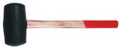 młotek gumowy trzonek drewniany średnica 55mm 320g - t 02a320