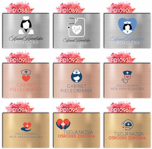 nadruk UV dibond TABLICZKA 30x20 CM lekarska LOGO RZECZNIK PRAW PACJENTA na Arena.pl